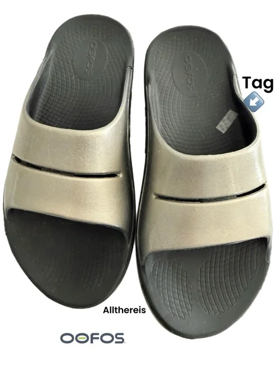 NWOB OOFOS OOahh Luxe slides - Picture 8 of 15